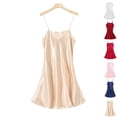 thumbnail image 1 of Admvng Womens Nightgown Satin Teddy Lingerie Nightdress Underwear Women's Dresses M-2XL, 1 of 9