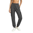 thumbnail image 1 of Admvng Womens Pants Cuffed Hem Drawstring Elastic Waist Casual Full Length Trousers with Pockets, 1 of 8