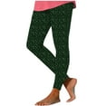 thumbnail image 1 of Admvng Womens Print Leggings Casual Summer Yoga Workout Compression Pants with Pockets, 1 of 4