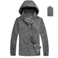 thumbnail image 1 of Admvng Womens Rain Jacket with Hood Windbreaker Jackets Sun Hoodie Light Raincoats with Storage Bag S-3XL, 1 of 2