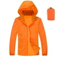 thumbnail image 1 of Admvng Womens Rain Jacket with Hood Windbreaker Jackets Sun Hoodie Light Raincoats with Storage Bag S-3XL, 1 of 2