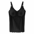 thumbnail image 1 of Admvng Womens Ribbed Nursing Cami Built-In Bra Adjustable Strap Maternity Tank Top with Lace Trim, 1 of 2