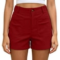 thumbnail image 1 of Admvng Womens Summer Casual Shorts with Pockets Soft Business Work Shorts, 1 of 6