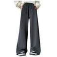 thumbnail image 1 of Admvng Womens Sweatpants Autumn and Winter Solid Color Leggings Loose Casual Sanitary Straight Tube Large Length Sports Pants, Size S-3XL, 1 of 5