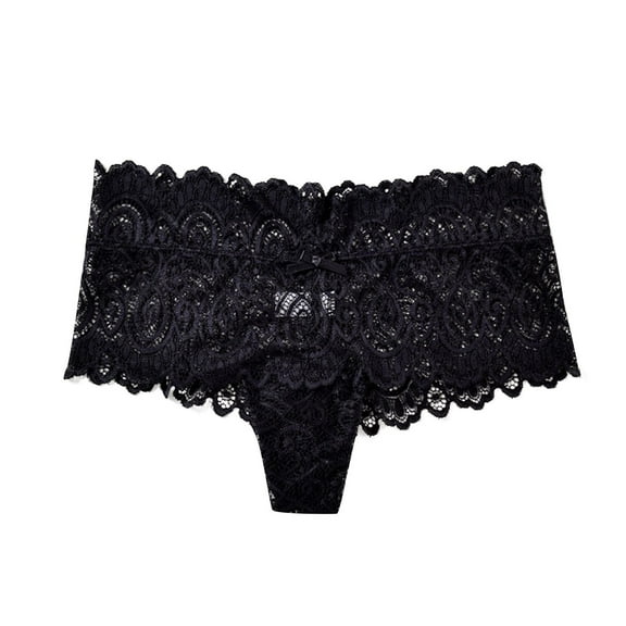 Admvng Womens Underwear Large Size Seamless T-Back Lace Breathable Underwear, Size L-4XL