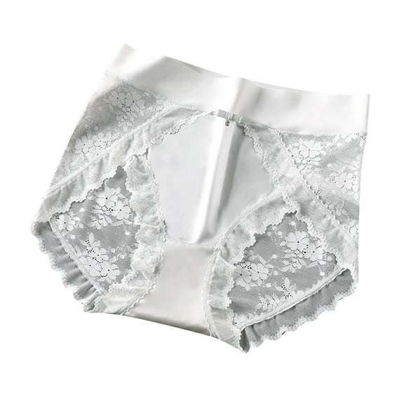 Admvng Womens Underwear Plus Size Solid Color Lace Underwear, Size M-3XL