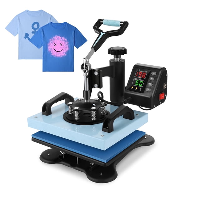 Adnoom 12x10 Heat Press with 360°Swing-Away Design, 650W Digital Shirt Press Machine with LCD Control Panel, DIY Vinyl Heat Press Sublimation Machine for T-shirts, Canvas, Bags