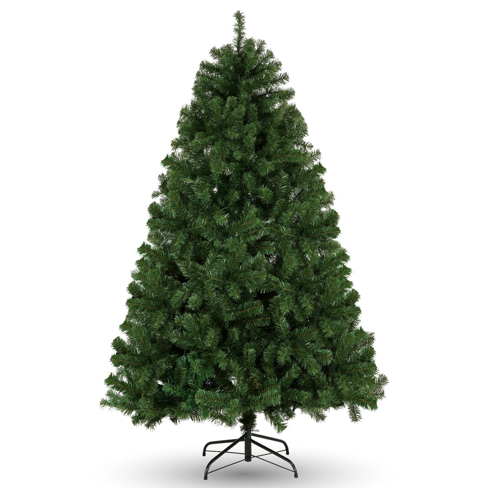 6ft Green Spruce PVC Artificial Christmas Tree with Metal Stand