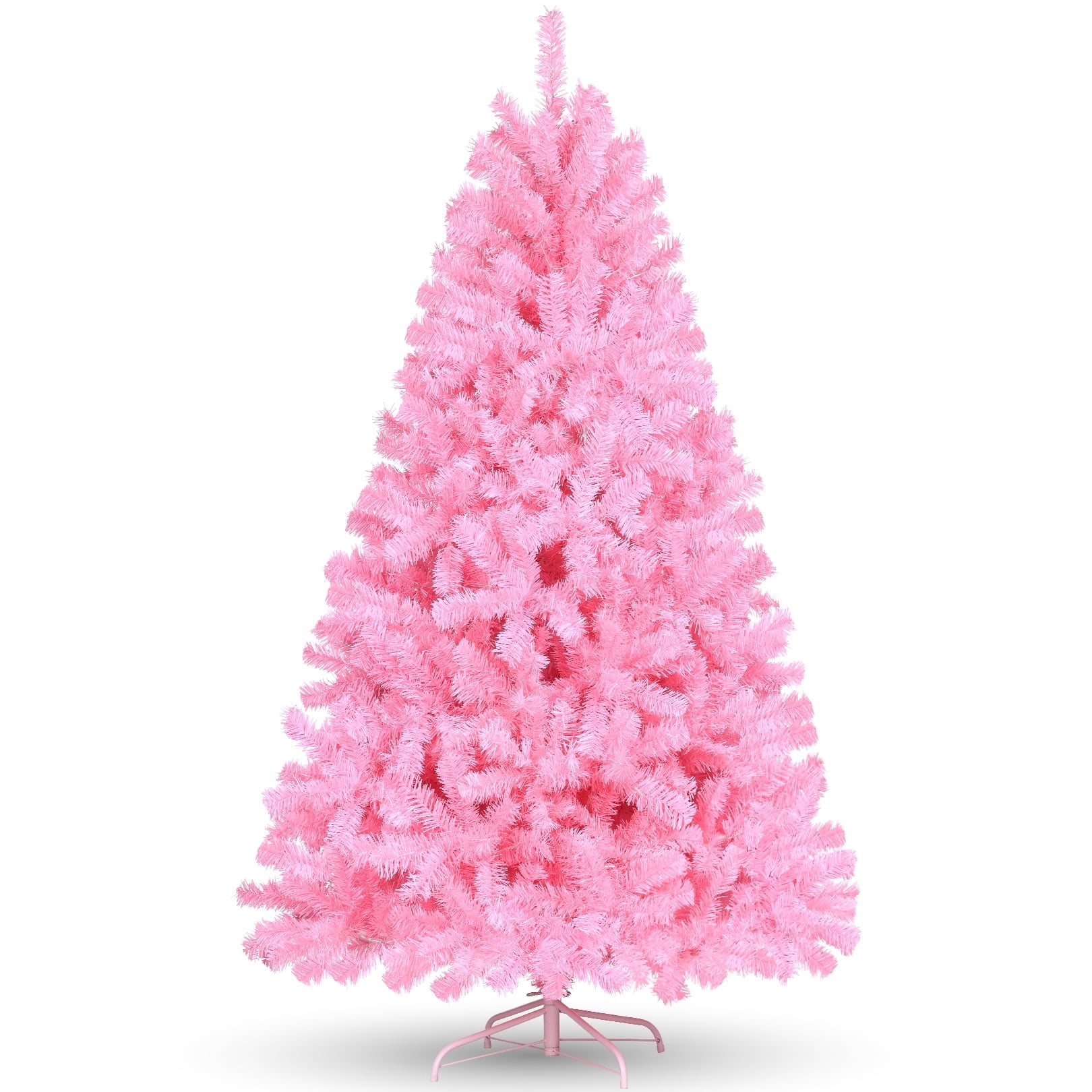 Adnoom Pink Christmas Tree 6ft, Artificial Christmas Tree with 1477 PVC ...