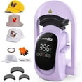thumbnail image 1 of Adnoom Auto Hat Heat Press Machine, 3-in-1 Cap press, with 3pcs Interchangeable Platen, Heat Transfer Printing for Caps, Hats, Purple, 1 of 8