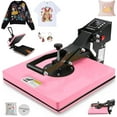 thumbnail image 1 of Adnoom Heat Press 15x15 with Slide Out Design, High Pressure Pressing Machine Heating Fast and Evenly,Sublimation Printer for T-shirt,Heat Transfer Projects, Pink, 1 of 9