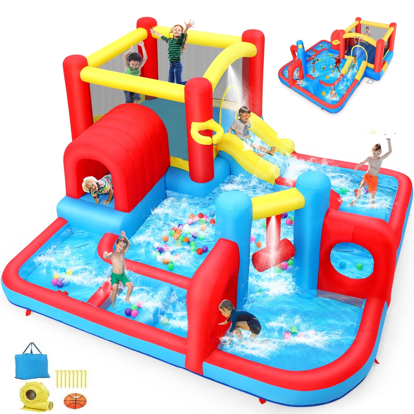 Tikes Slide Little Tikes Basketball Hoop Ball Pit Bouncy House