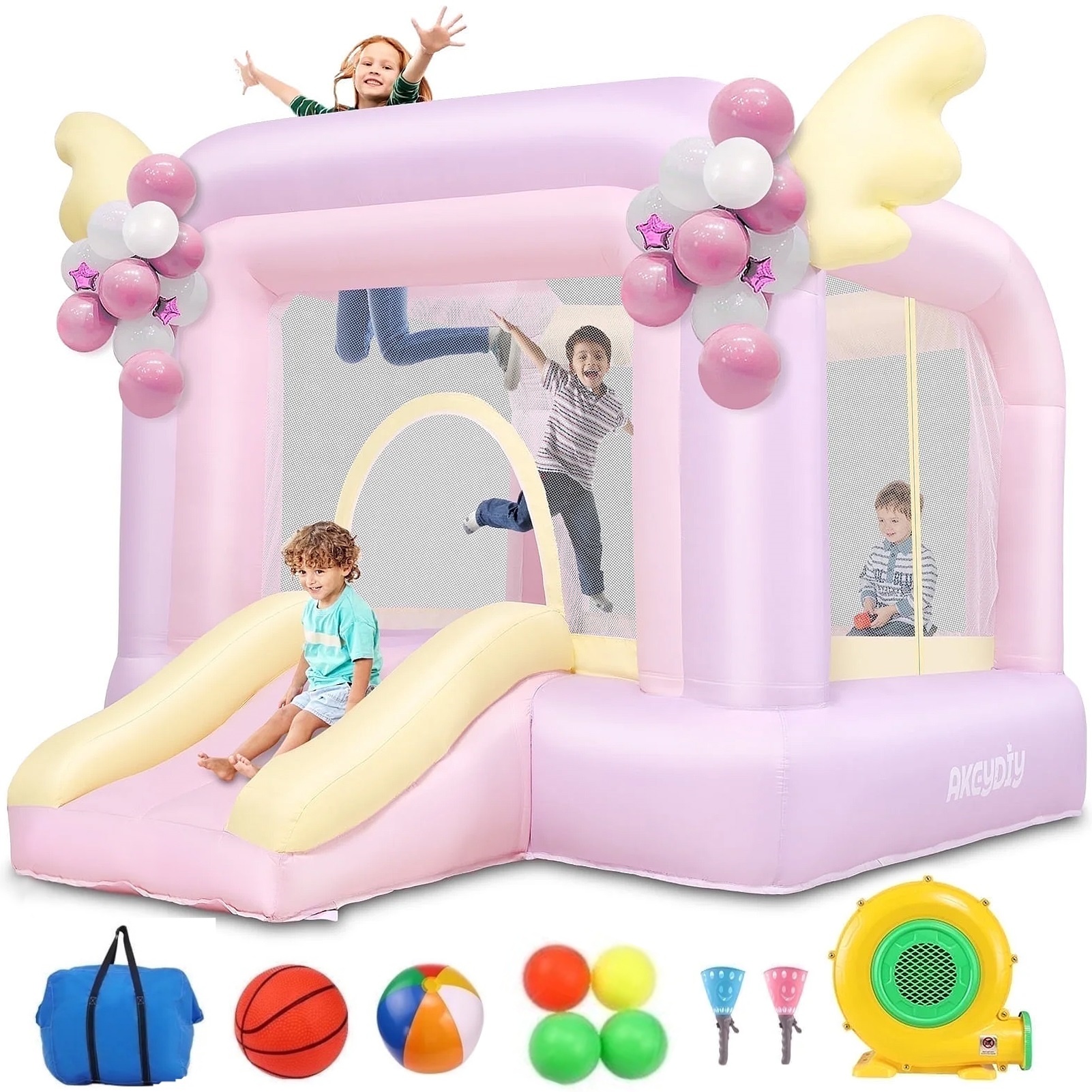 Indoor Outdoor Little Tikes 8x8 Bouncer Inflatable Water Slide
