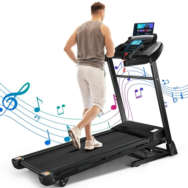 Adnoom Treadmill 300 lb Capacity, 3.25 HP Automatic Incline Treadmill