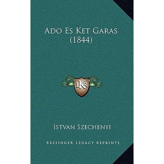 ADO Es Ket Garas (1844) Paperback