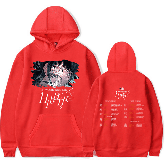 Ado Hibana World Tour 2025 Merch Hoodies Women Men Long Sleeve