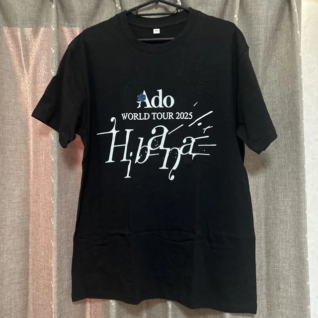 Ado WORLDTOUR 2025 Hibana Tシャツ XXL ADO Hibana World Tour 2025 T-Shirt Women Men Short Sleeve