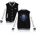 thumbnail image 1 of Ado Men's and women's retro hip-hop fashionable long sleeved baseball jacket, 1 of 2