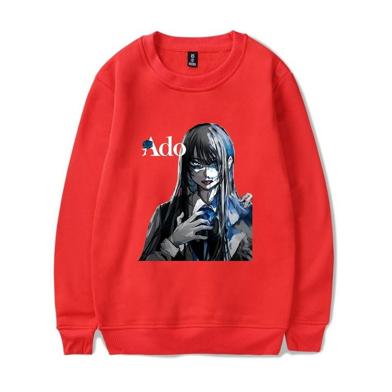 Ado Merch Sweatshirt Crewneck Hooded Long Sleeve Men Women Outerwear Streetwear Top Clothes Walmart