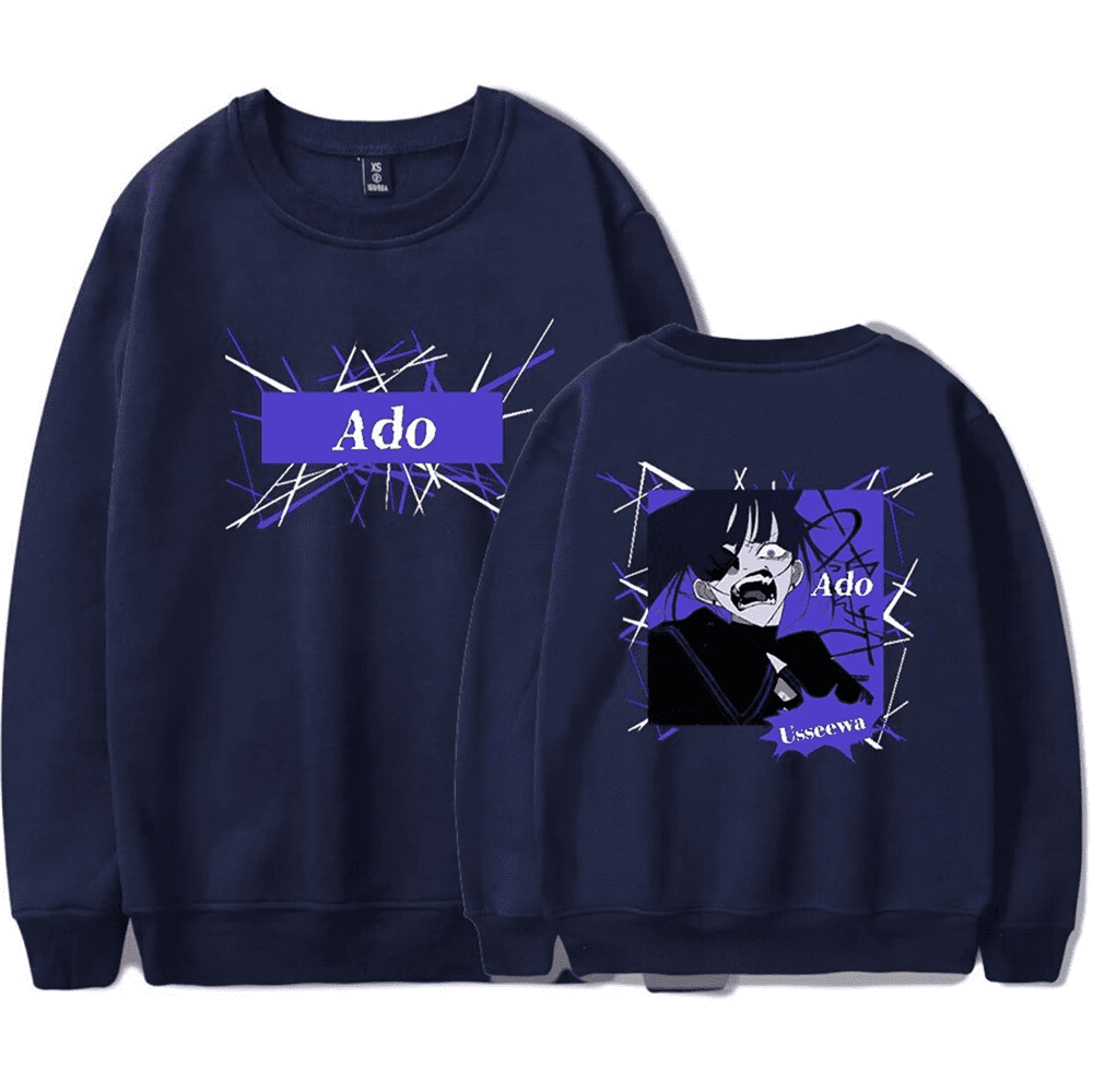 新品 newjeans ADOR SWEATSHIRT MELANGE NAVY CORE LOGO CREW – Palladium US