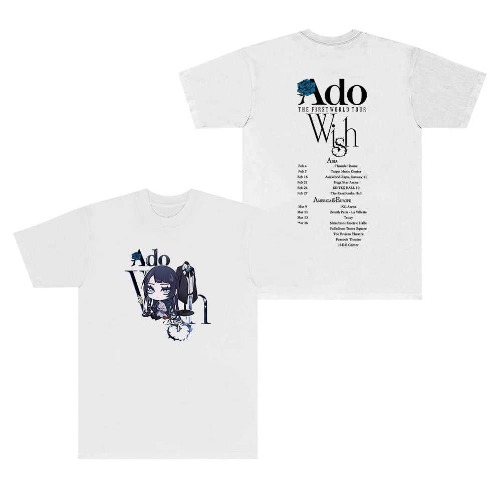 Ado wish World Tour Tシャツ　Sサイズ　残夢 Ado wish World Tour Tシャツ Sサイズ 残夢 Ado wish World Tour TシャツXL