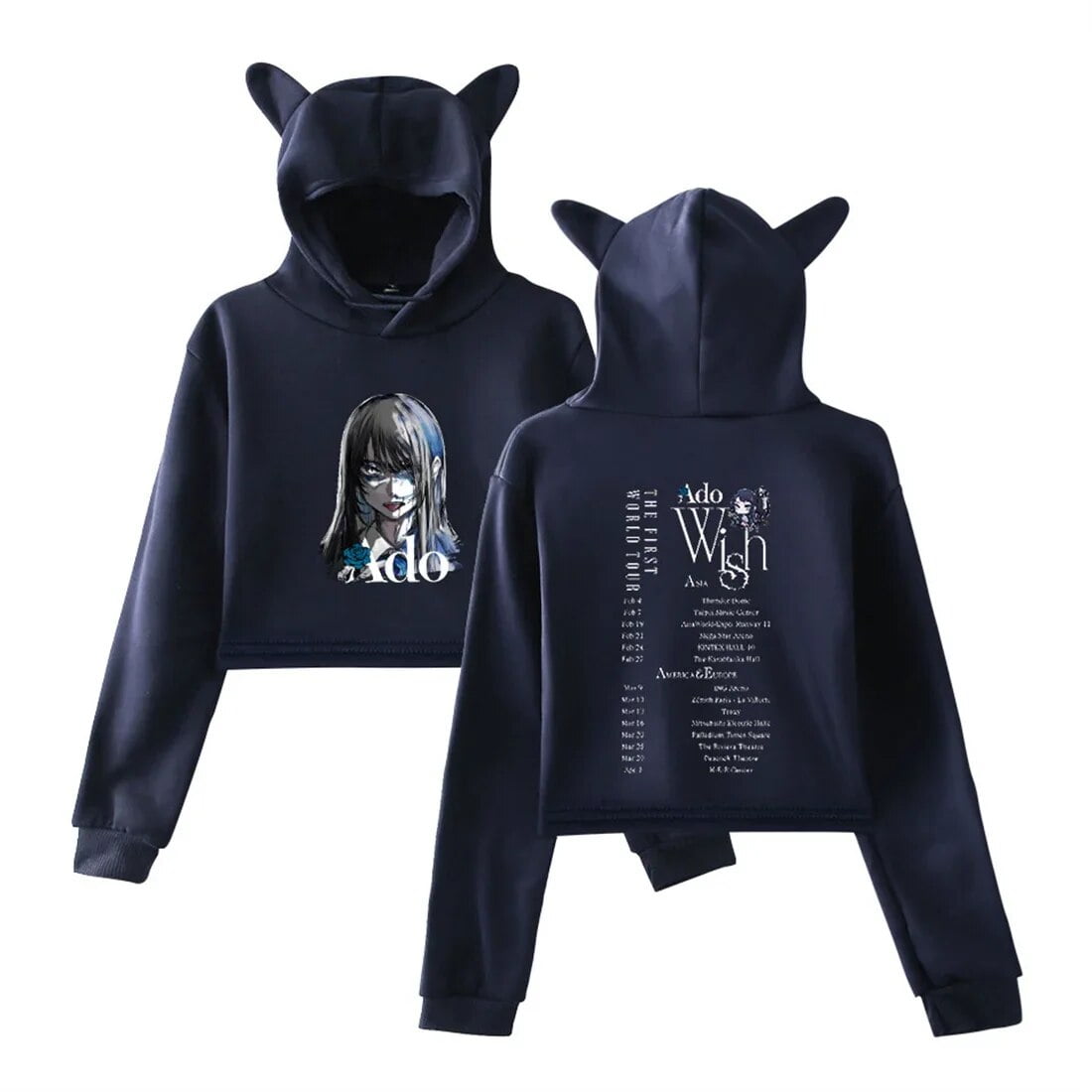 Wish Girl Cropped Sweatshirt Wish Girl Cropped Sweatshirt