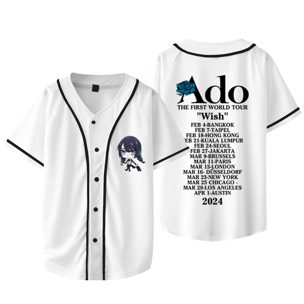 ADO Blue Rose Baseball Cap Hibana World Tour Merch Unisex ADO Blue