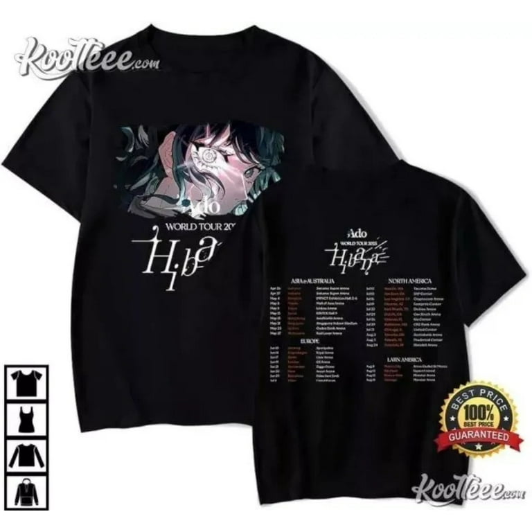 Ado WORLDTOUR 2025 Hibana Tシャツ XXL Ado World Tour 2025 Hibana Merch T-Shirt Heavyweight T-shirt