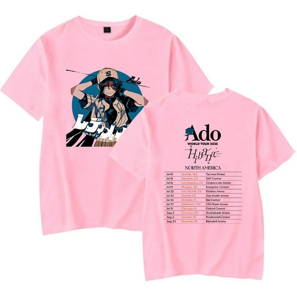 Ado World Tour Hibana Tour T-Shirt Men/Women Streetwear T