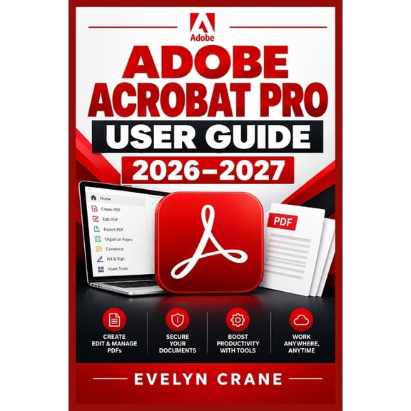 Adobe Acrobat Pro User Guide 2026-2027: Master PDF Editing, E-Signatures, Forms, Security, Accessibility, OCR, Conversio, (Paperback)