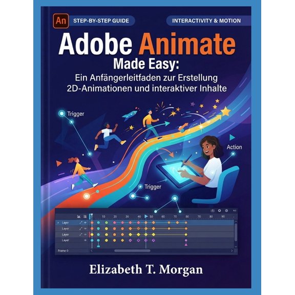 Adobe Animate Made Easy: Ein Anfngerleitfaden zur Erstellung beeindruckender 2D-Animationen und interaktiver Inhalte, (Paperback)