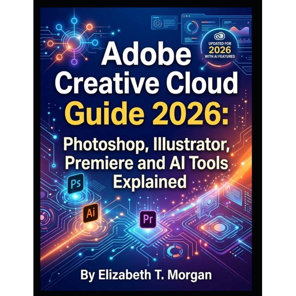 Adobe Creative Cloud Guide 2026: Photoshop, Illustrator, Premiere and AI Tools Explained, (Paperback)