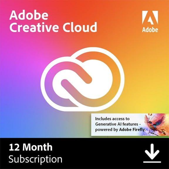 Adobe Creative Cloud for Windows/macOS, 1 User [Digital Download]