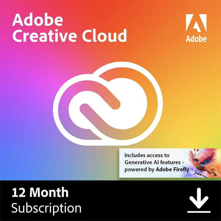 Adobe Creative Cloud for Windows/macOS, 1 User [Digital Download]