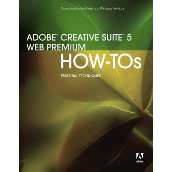 Pre-Owned Adobe Creative Suite 5 Web Premium : Essential Techniques (Paperback) 9780321719867