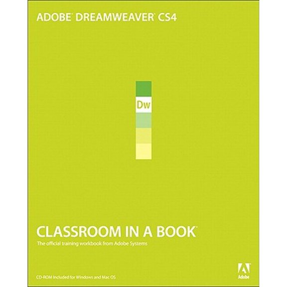 Pre-Owned Adobe Dreamweaver Cs4 Classroom in a Book: The Official Training Workbook from Adobe Systems (Paperback) 0321573811 9780321573810
