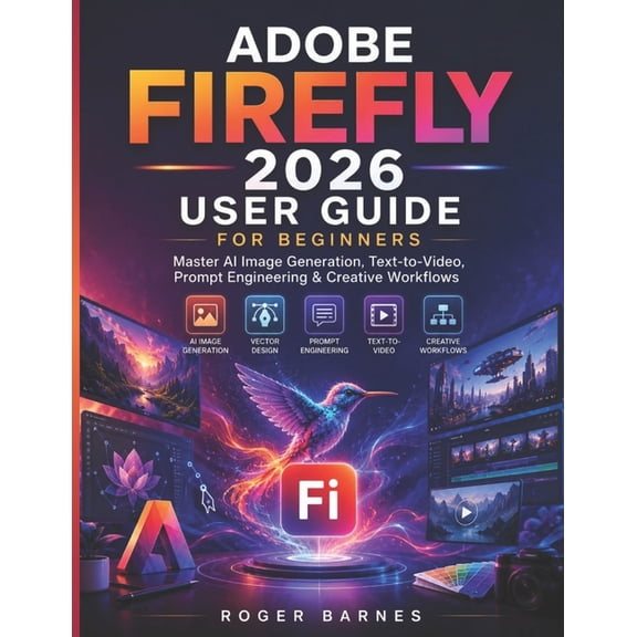 Adobe Firefly 2026 User Guide for Beginners: Master AI Image Generation, Text-to-Video, Prompt Engineering & Creative Wo, (Paperback)