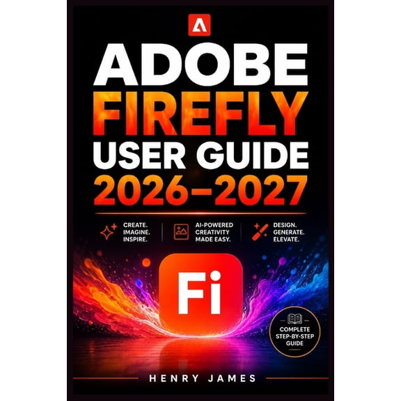 Adobe Firefly User Guide 2026-2027: Mastering AI Image Generation, Generative Fill and Typography Effects Across Photosh, (Paperback)