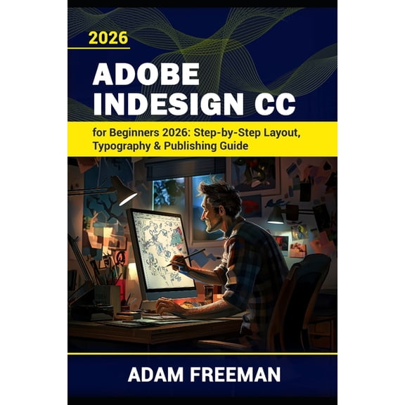 Adobe InDesign for Beginners 2026: Step-by-Step Layout, Typography & Publishing Guide, (Paperback)