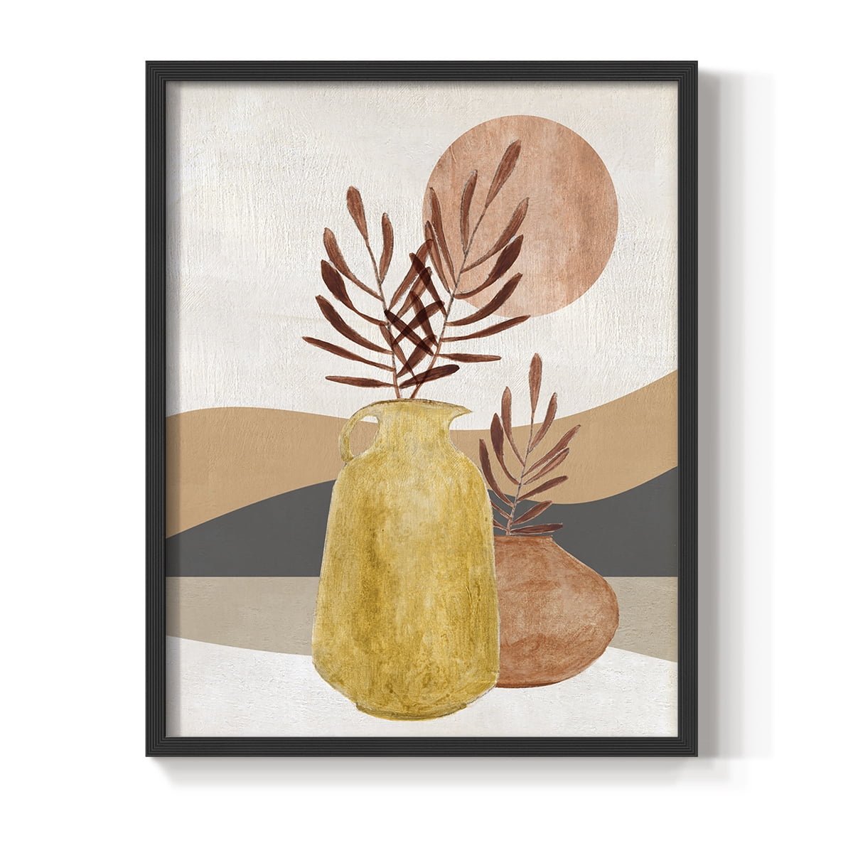 Adobe Moon I in Paper Solid Wood 22 x 28 Framed Print
