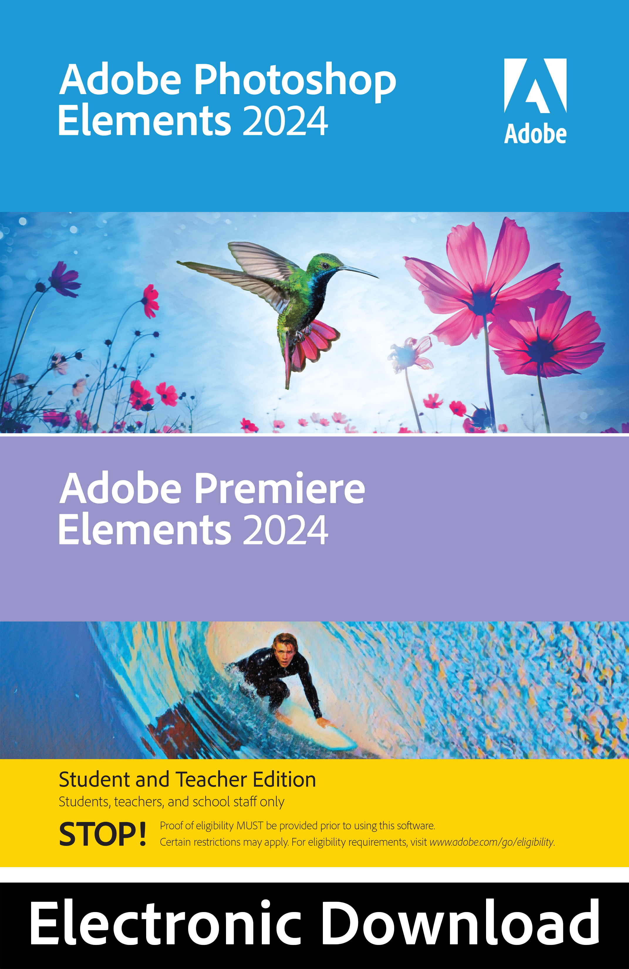 Adobe Premiere Elements 2024 Teacher Edition WIN [Digital