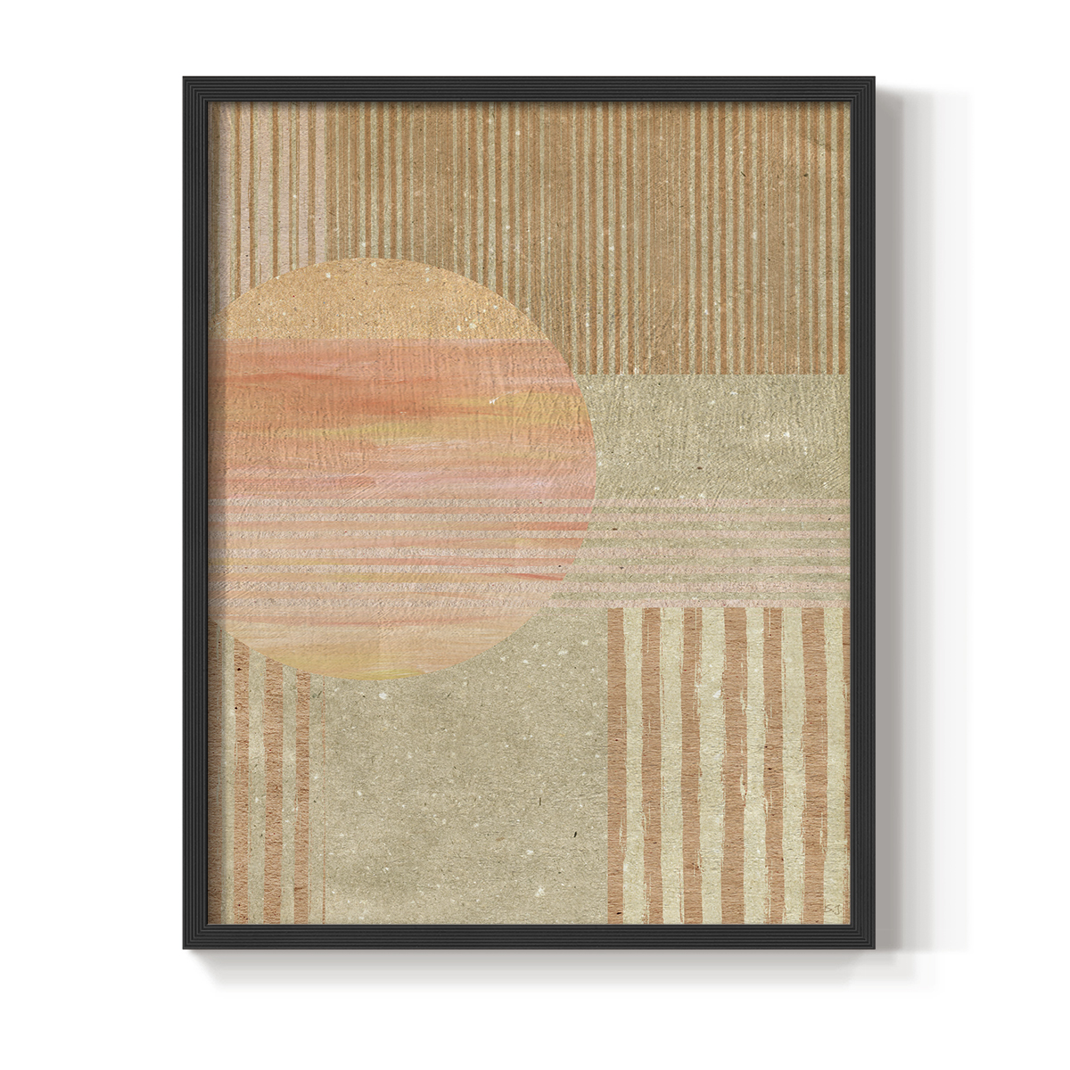 Adobe Sunrise I in Paper Solid Wood 22 x 28 Framed Print