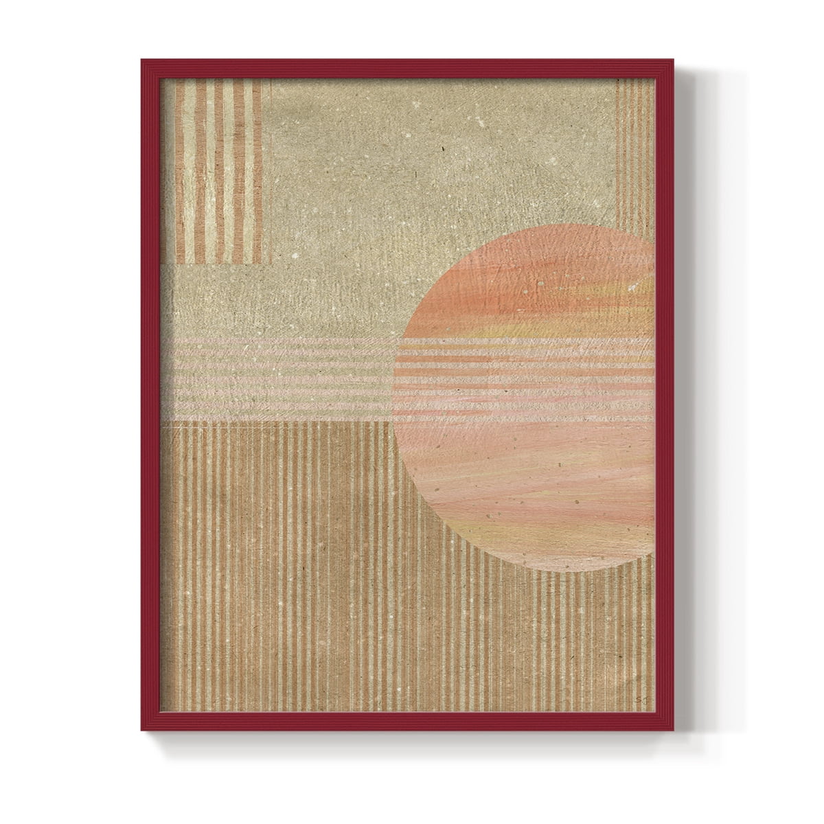 Adobe Sunrise II in Paper Solid Wood 8 x 10 Framed Print