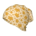 Adobk Autumn Fall Yellow Leaves Print Kid's Beanie Hat Toddlers Winter