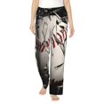 Adobk Baseball Breaking Glass Print Women Comfy Casual Pajama Pants