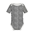 Adobk Black Leopard Print Baby Climbing Clothes,Jumpsuit Rompers