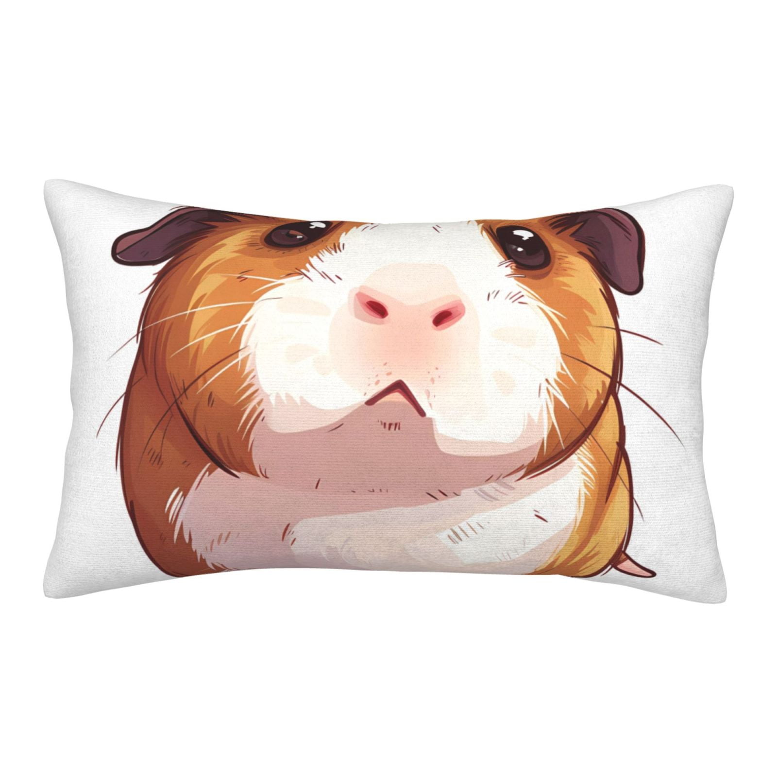 Adobk Cartoon Guinea Pig Print Pillowcases Cotton Queen Pillow Cases,20