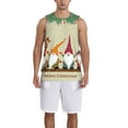 Adobk Christmas Card With Gnomes Print Basketball Jerseys Sports Fans