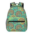 Adobk Colourful Tie Dye Print Lightweight Casual Laptop Backpack