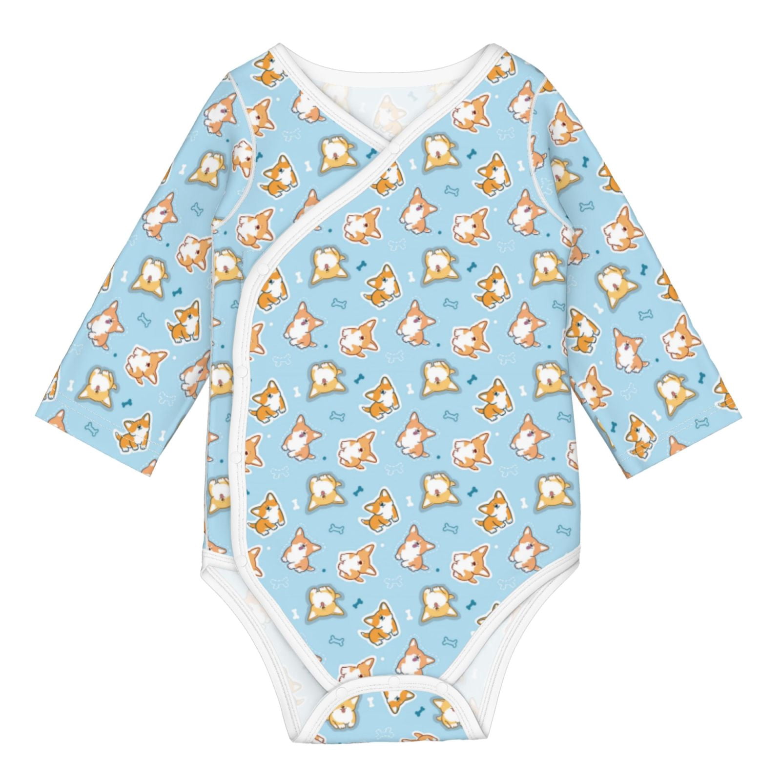 Adobk Dog 1 Print Baby LongSleeve Bodysuit Baby Clothes Newborn